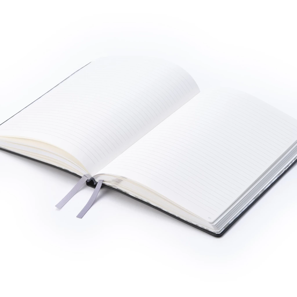 Notizbuch A5 liniert Leder Violett