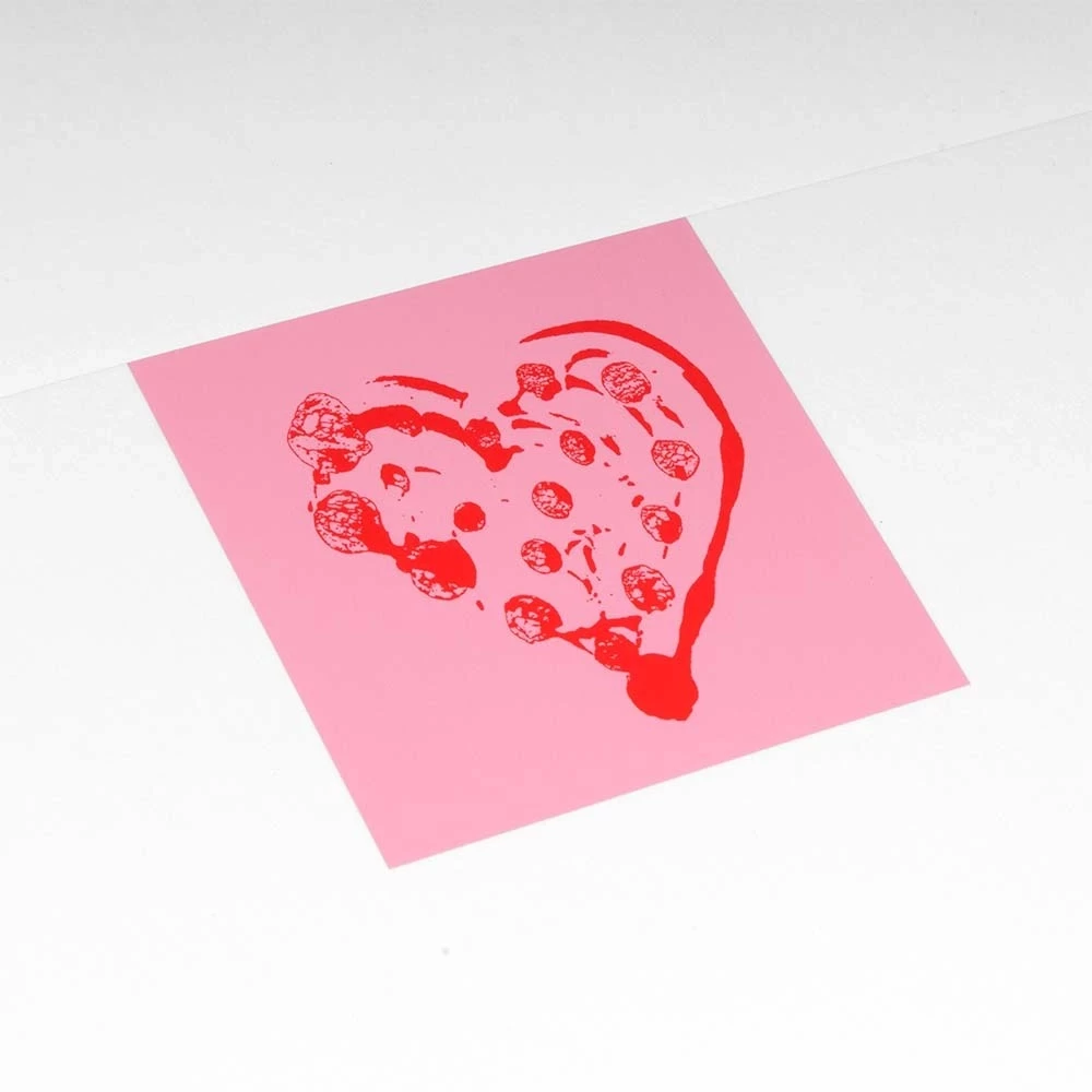 Grußkarte Double Heart Pink/Rosa
