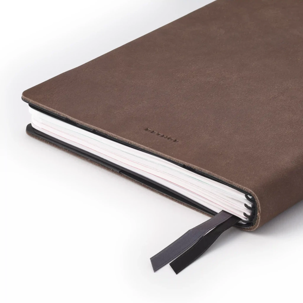 Whitebook ML Lederhülle Calf Soft Antikbraun