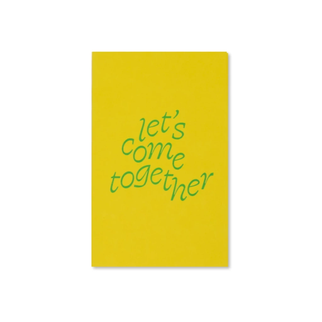 Grußkarten-Set Let's come together Mini mit 5 Klappkarten