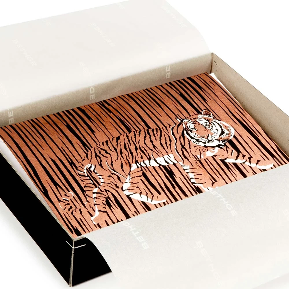 Acht Grußkarten in hochwertiger Geschenkbox - Set Tiergarten