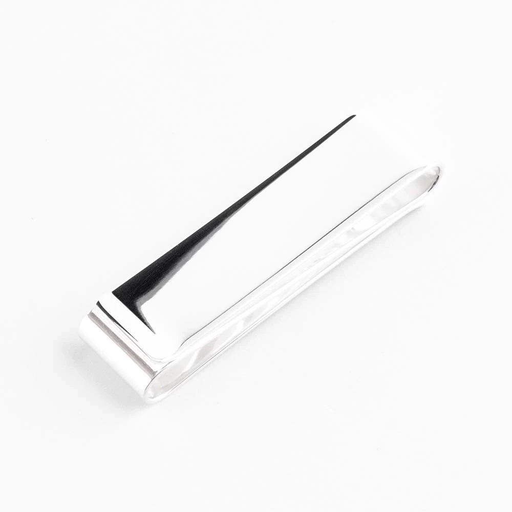 Geldklammer doppelt schmal, 925 Sterlingsilber