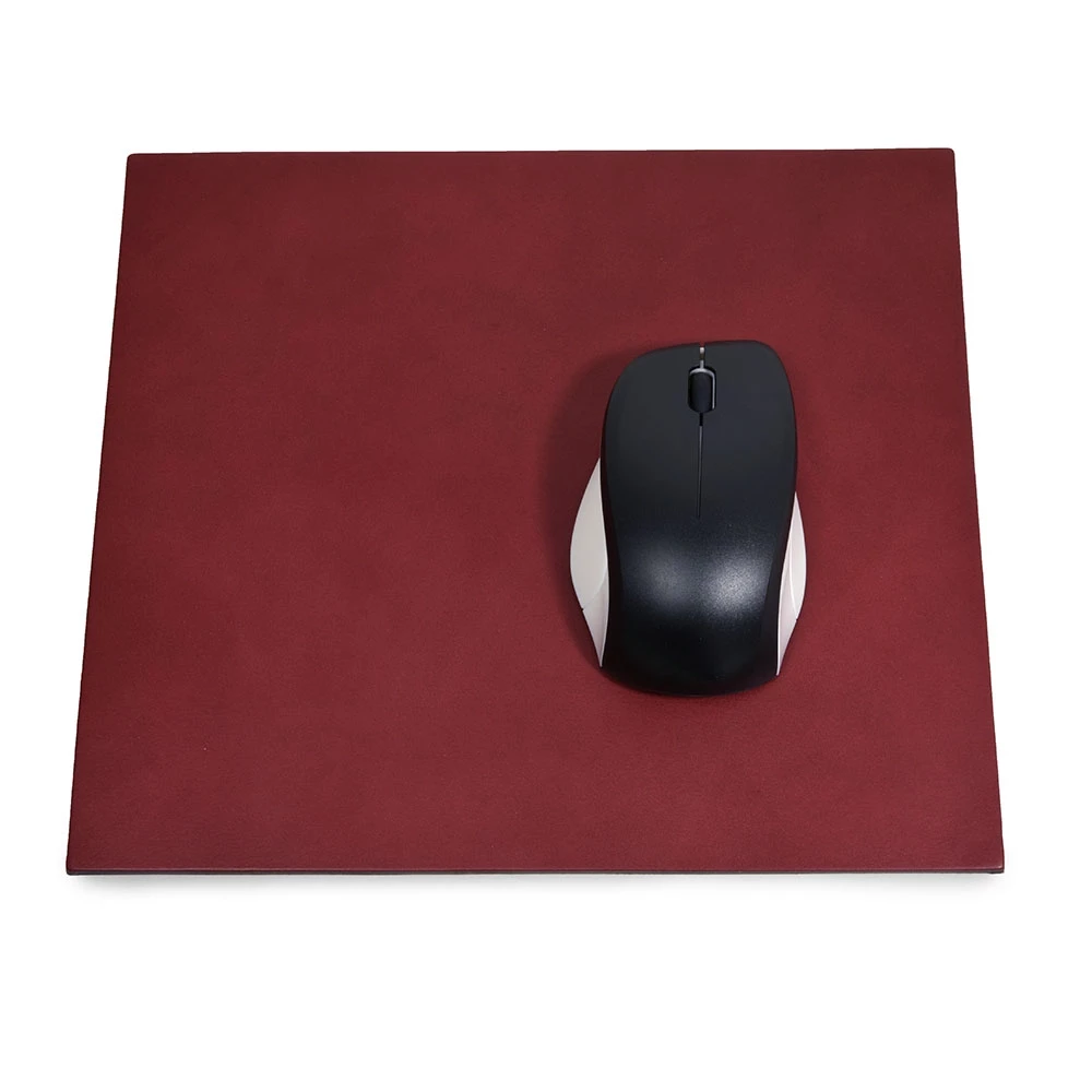Mauspad Leder Bordeaux