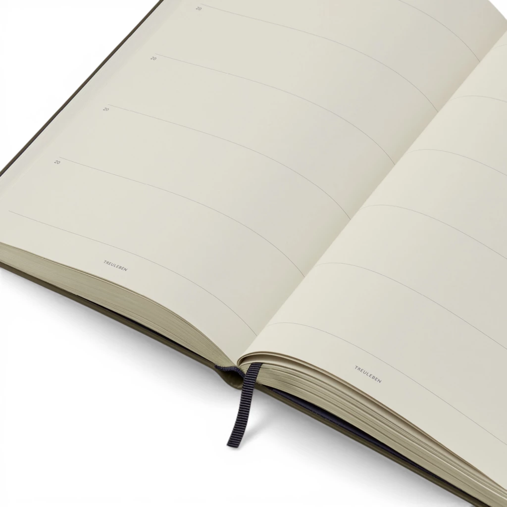 Treuleben 5-Jahres-Tagebuch M Leder Dunkelgrün