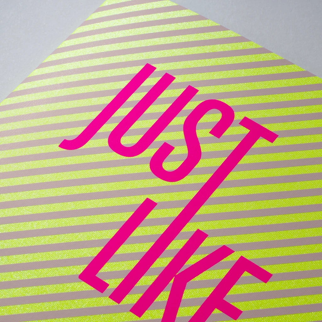 Grußkarte "Just like that" Lines 