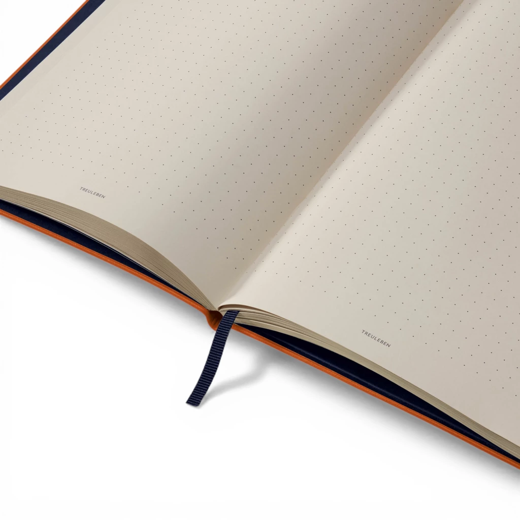 Notizbuch M Gepunktet Mandarine