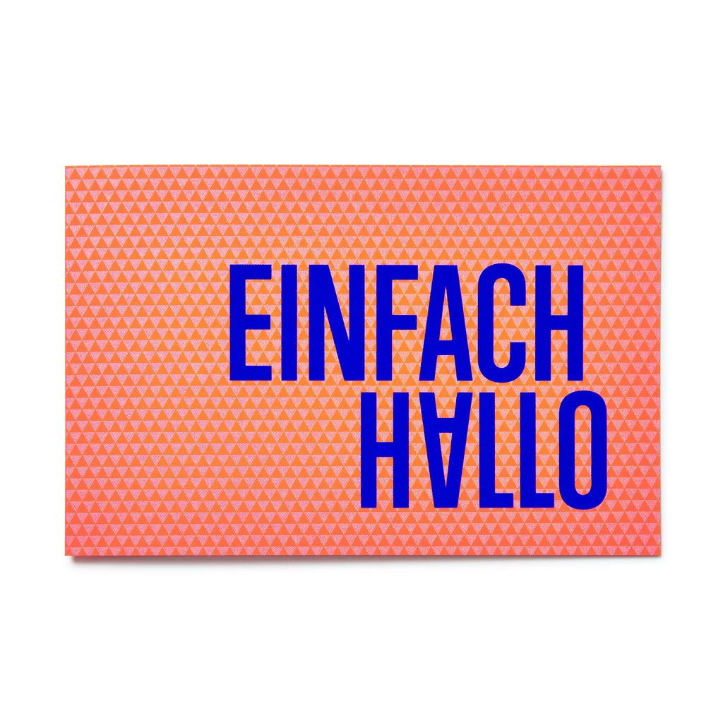 Grußkarte "Einfach hallo" Prisma 
