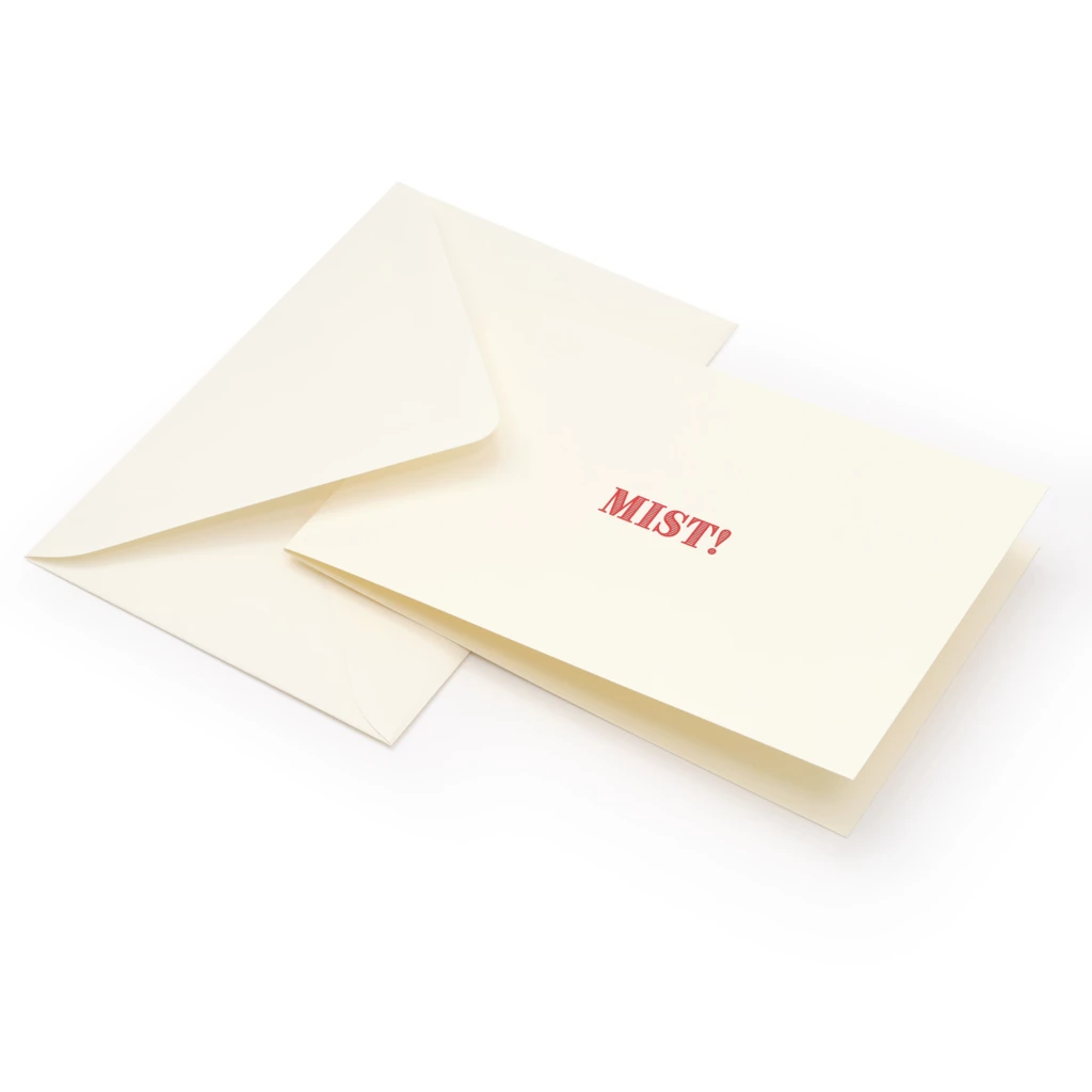 Grußkarte "Mist!"