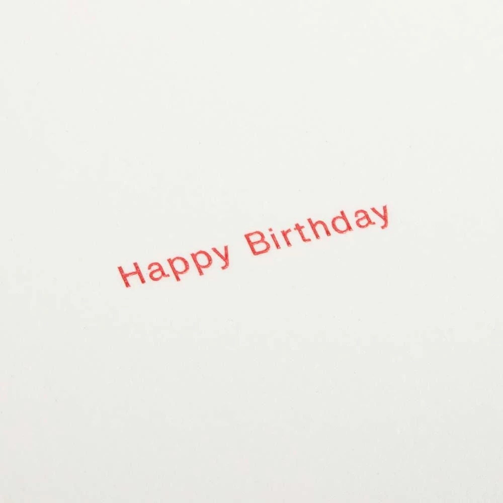 Geburtstagskarte Happy Birthday Typografie
