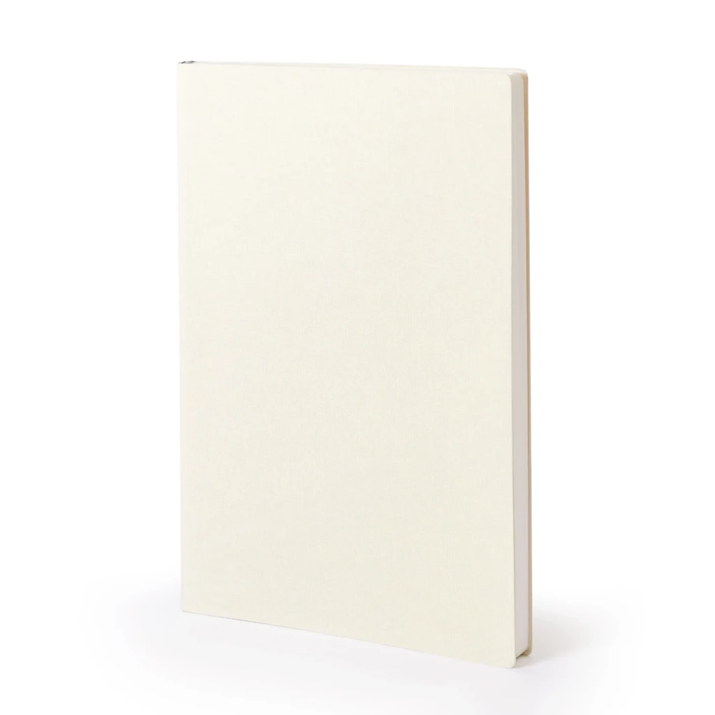 Leinen Notizbuch A4 gepunkte Champagne