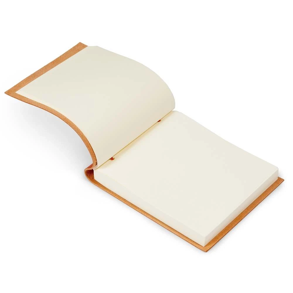 Skizzenblock Groß Leder Orange
