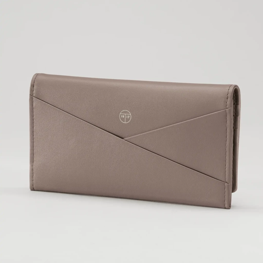 Treuleben Portemonnaie Wallis Leder Taupe