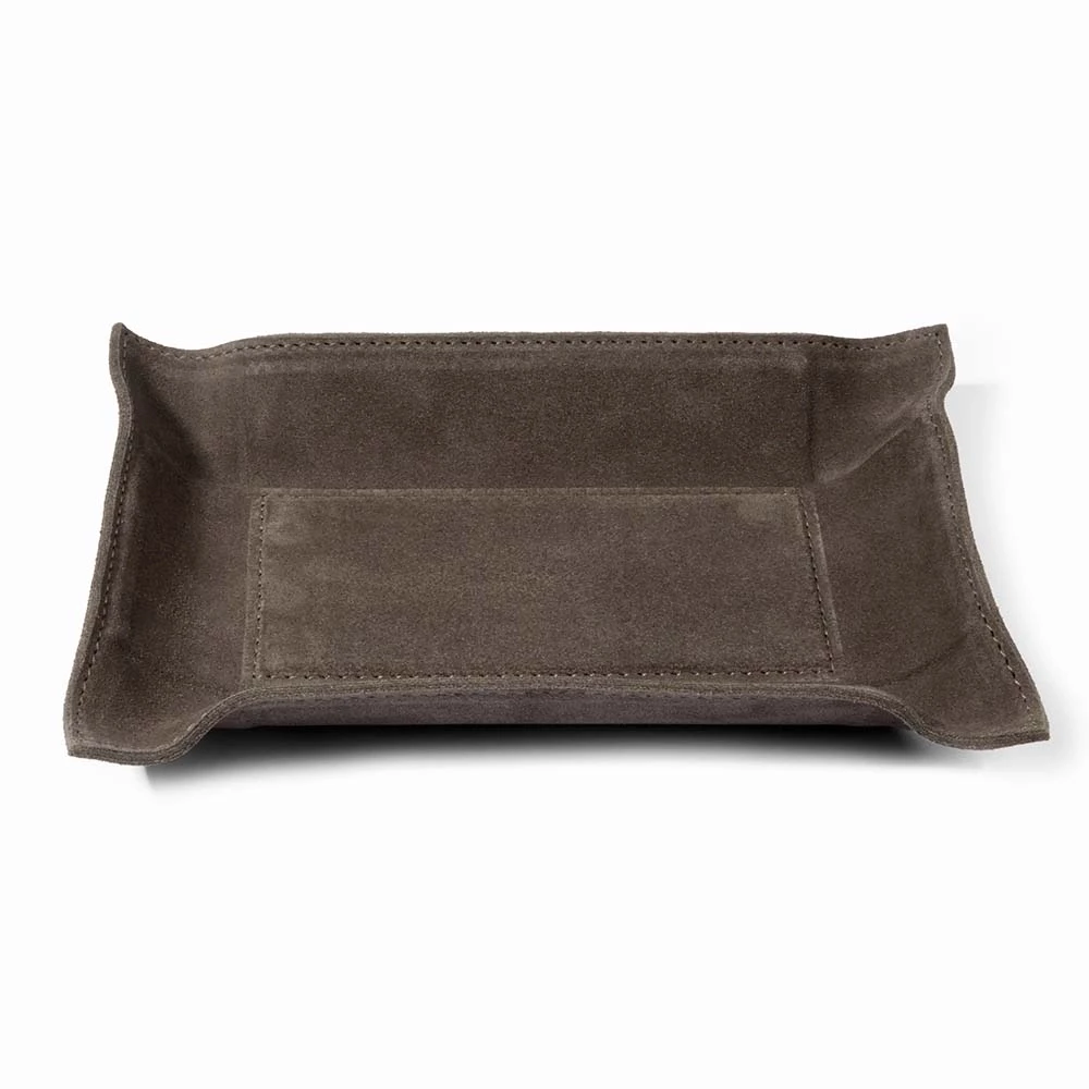 Taschenleerer Rechteckig Wildleder Lava