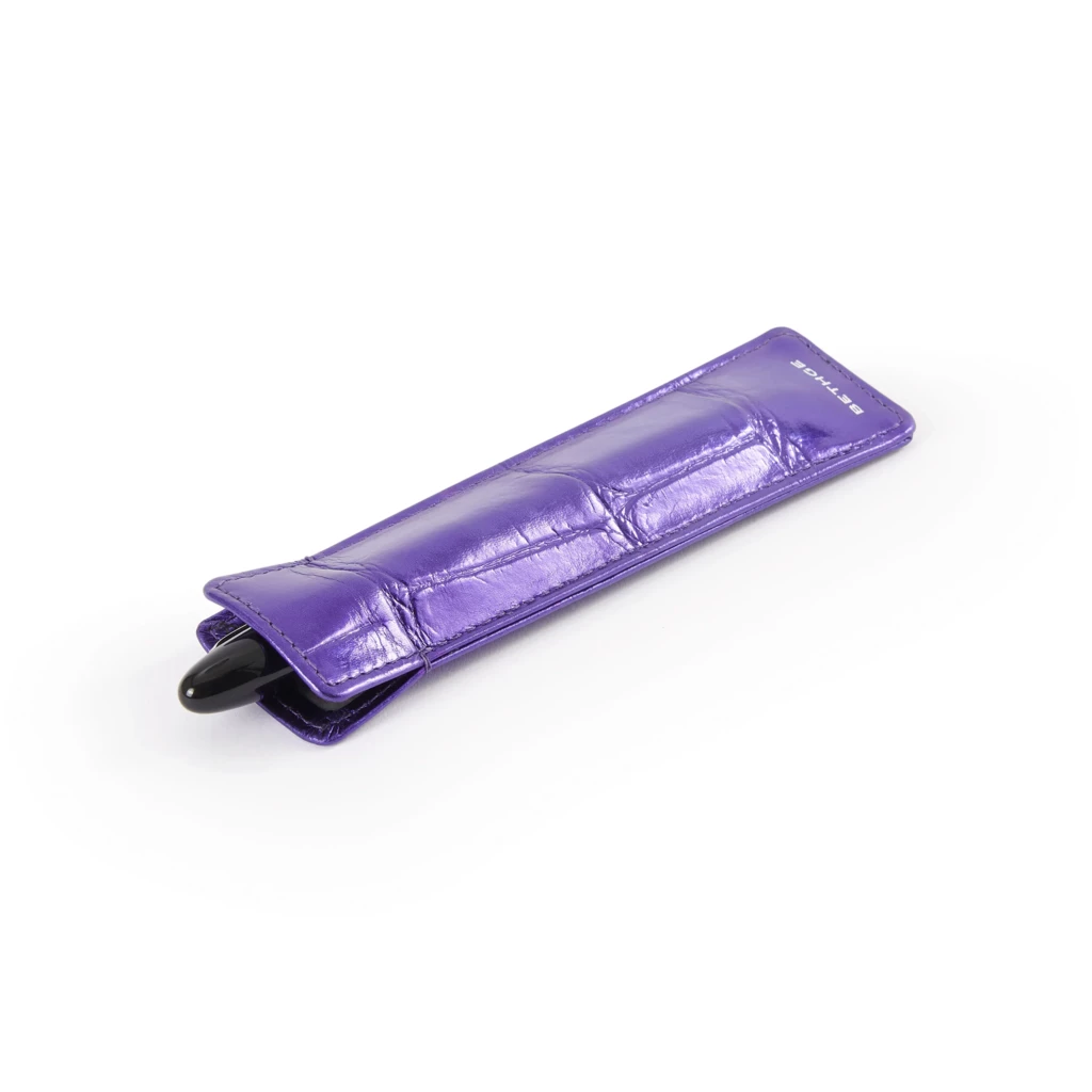 Stifteetui 1er Leder Violet