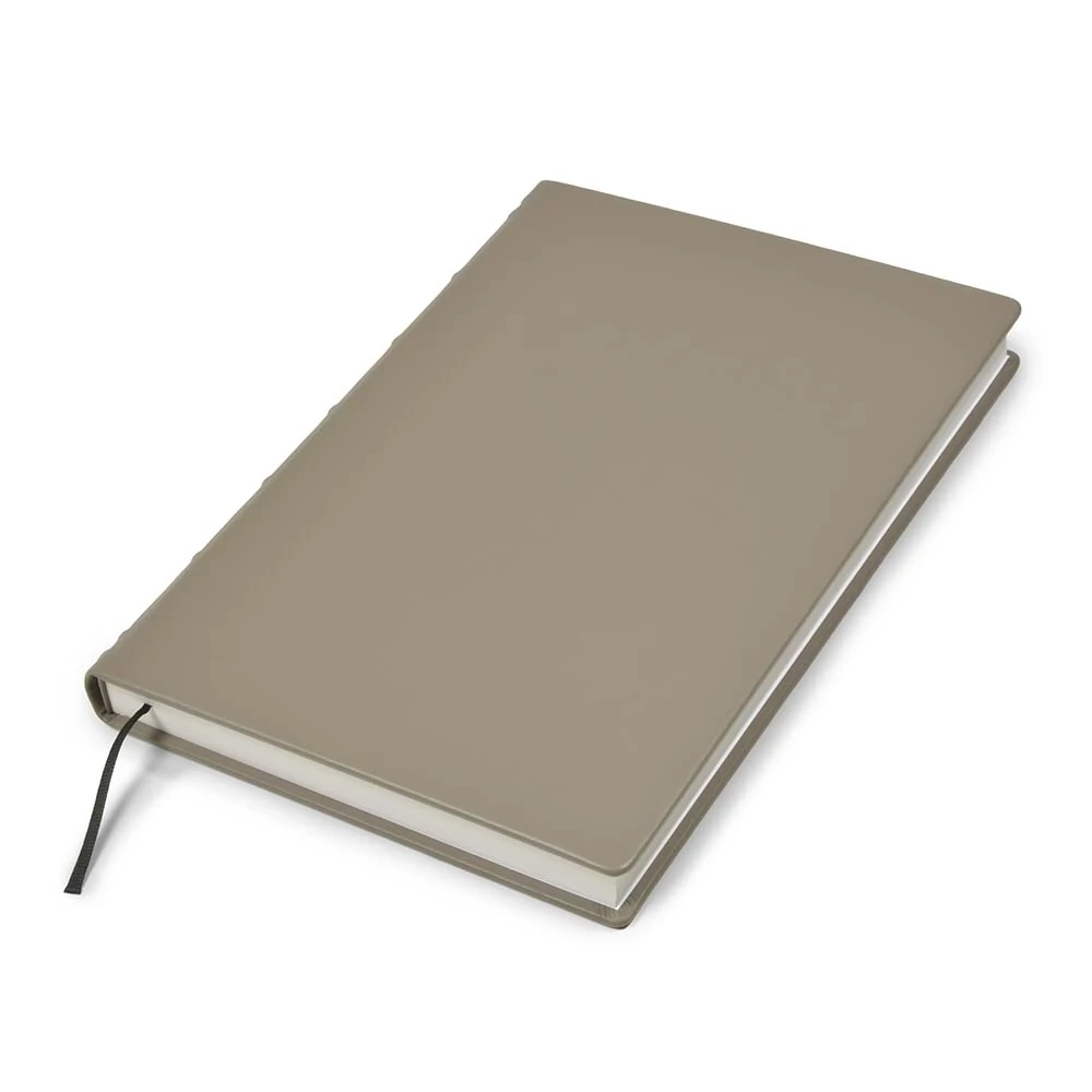 Gästebuch A4 Leder Taupe