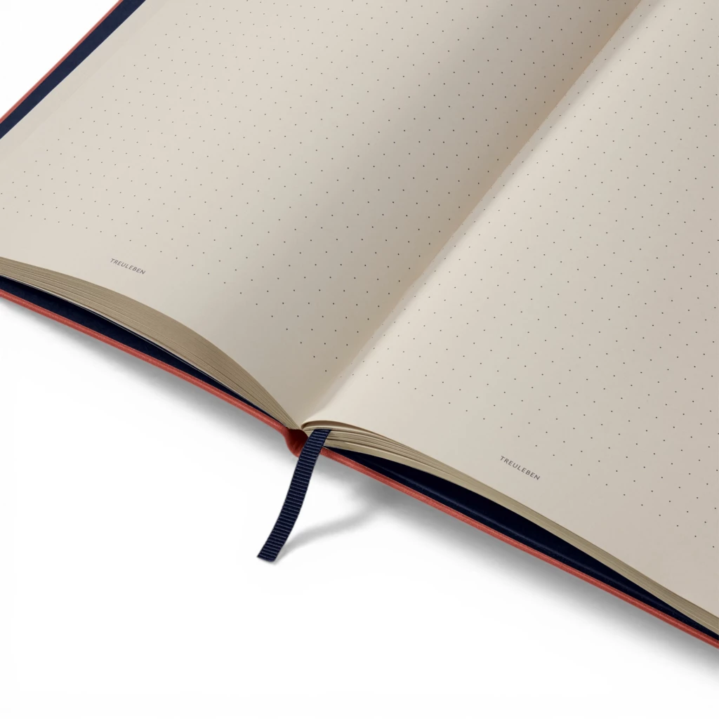 Notizbuch M Gepunktet Hummerrot