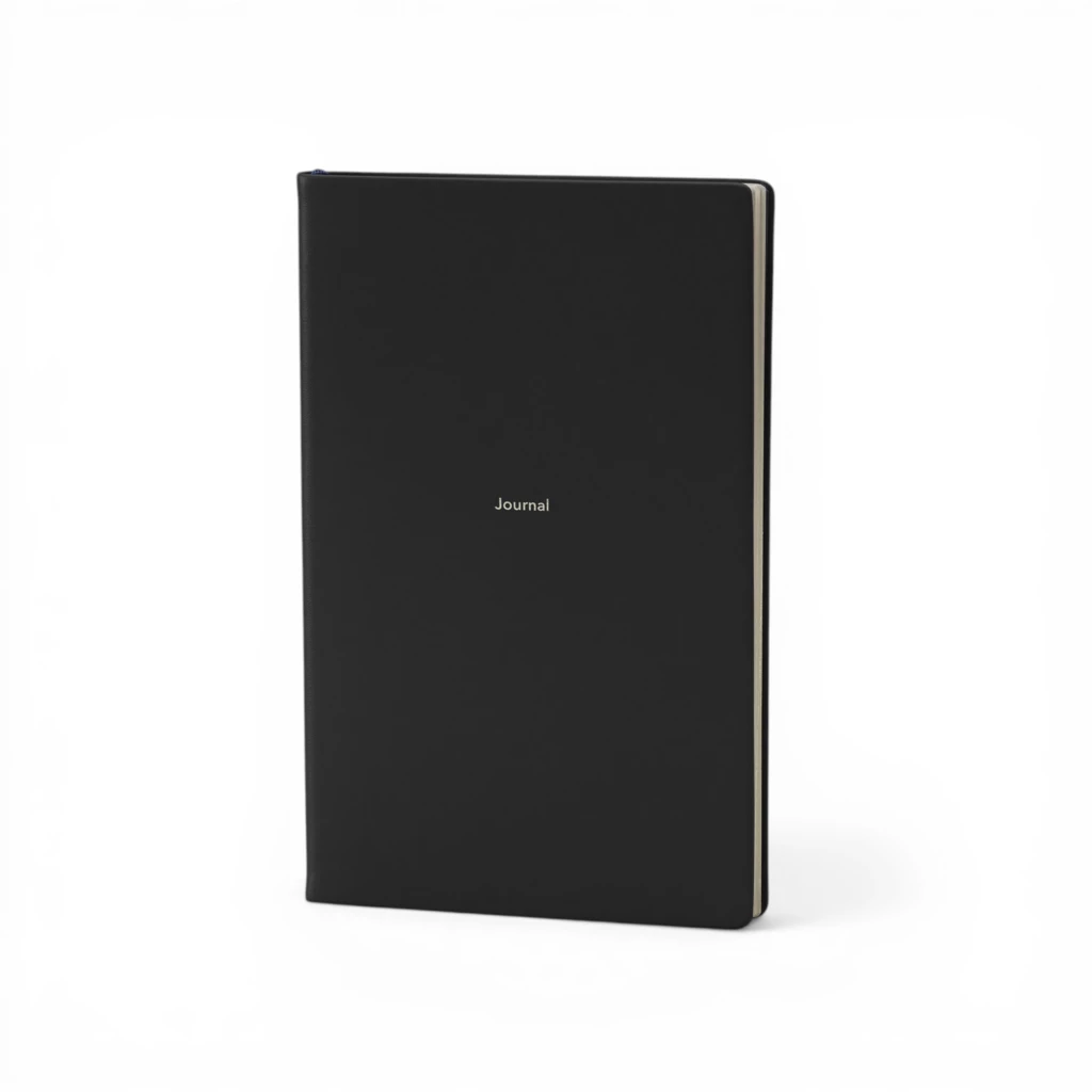 Notizbuch M blanko Schwarz