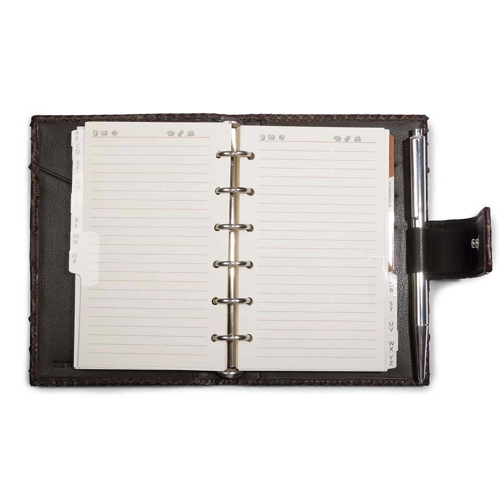 Terminplaner Python Leder Braun