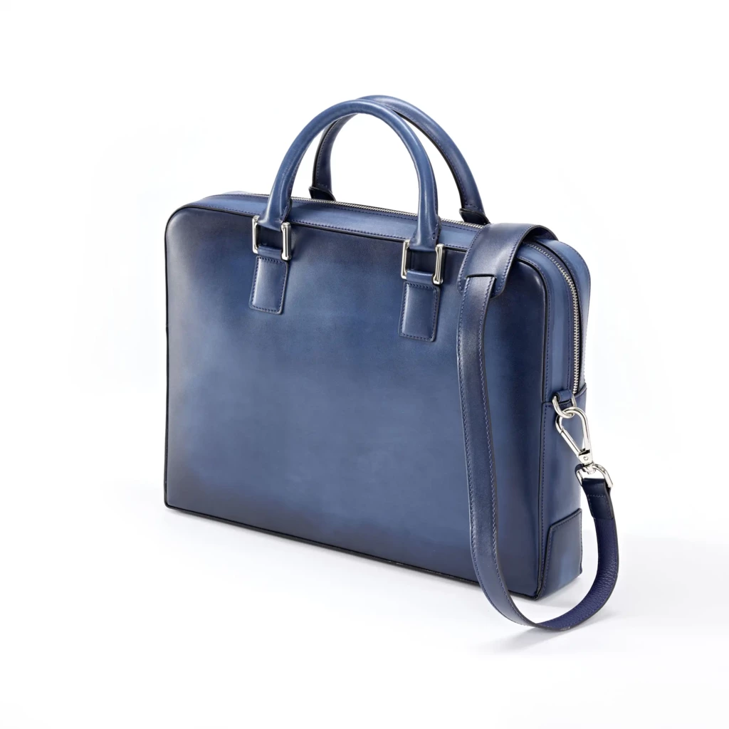 Aktentasche Porto Cervo Leder Blau