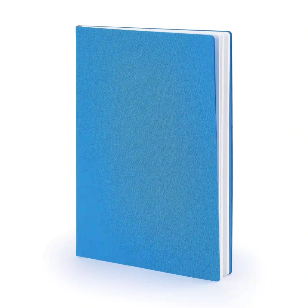 Leinen Notizbuch A4 blanko Türkis