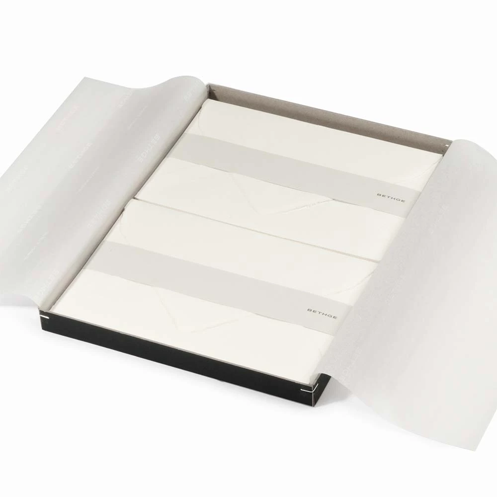 Briefkarten-Set Diplomat, Büttenpapier