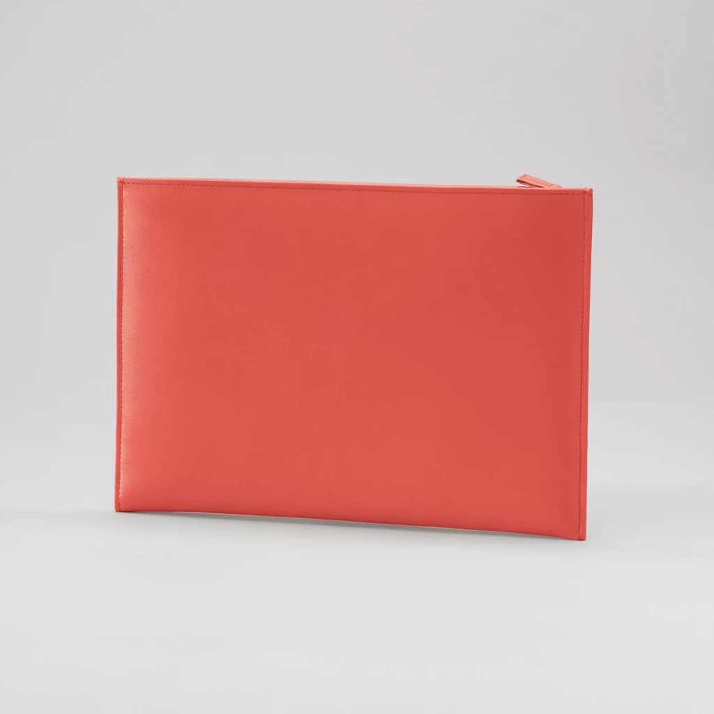 Treuleben Pouch Wallaby Leder Rot