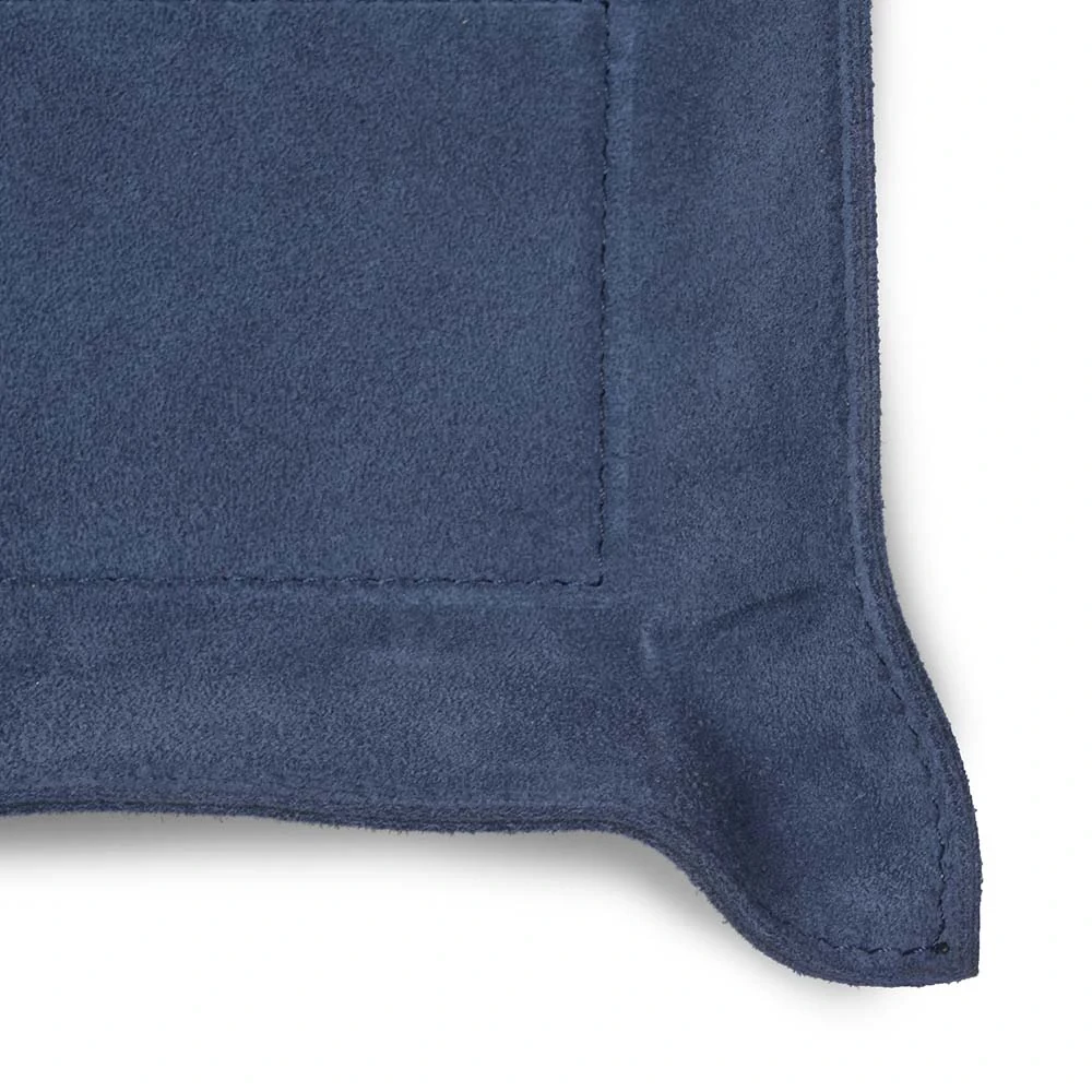 Taschenleerer Rechteckig Wildleder Royalblau