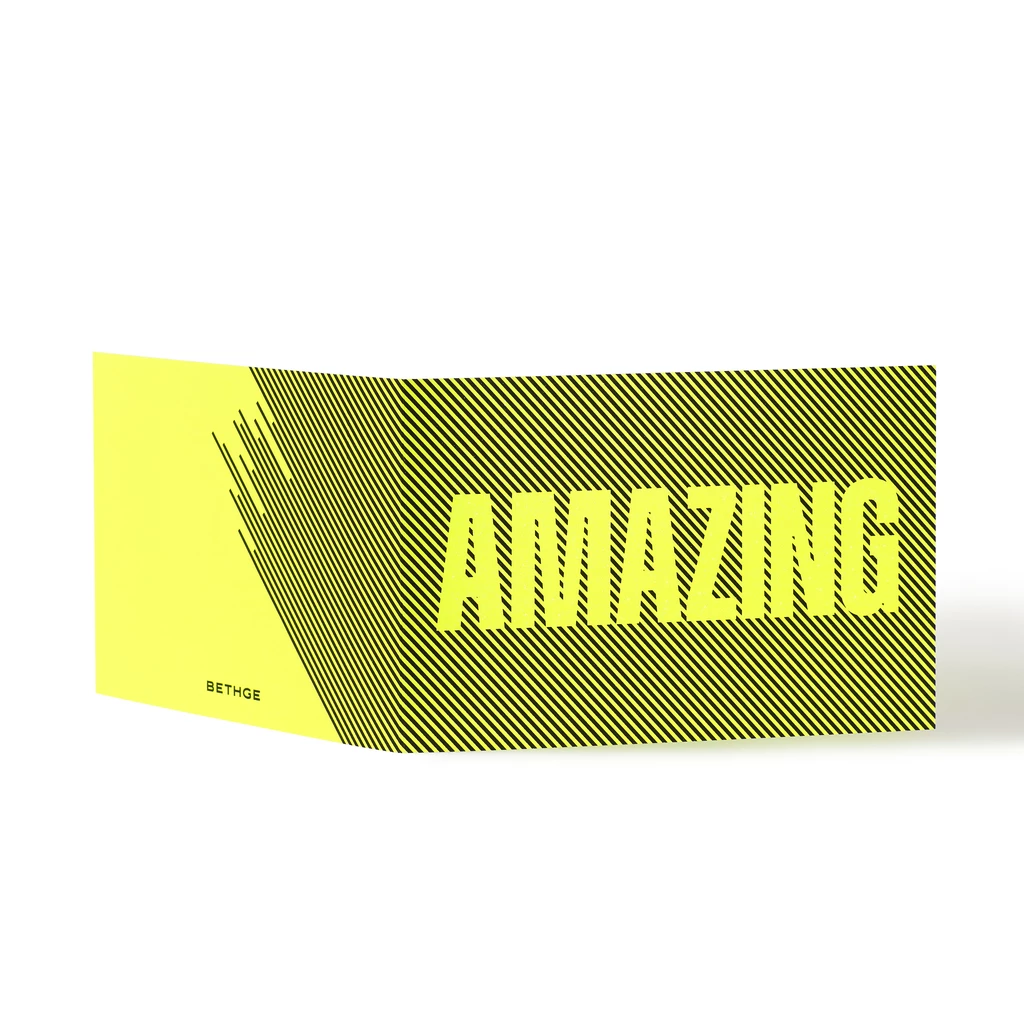 Grußkarte "Amazing" Glow 