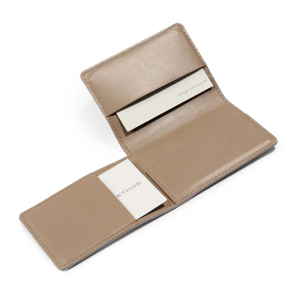 Kreditkartenetui Adri 3-fach 9 5x7 0 cm Leder taupe