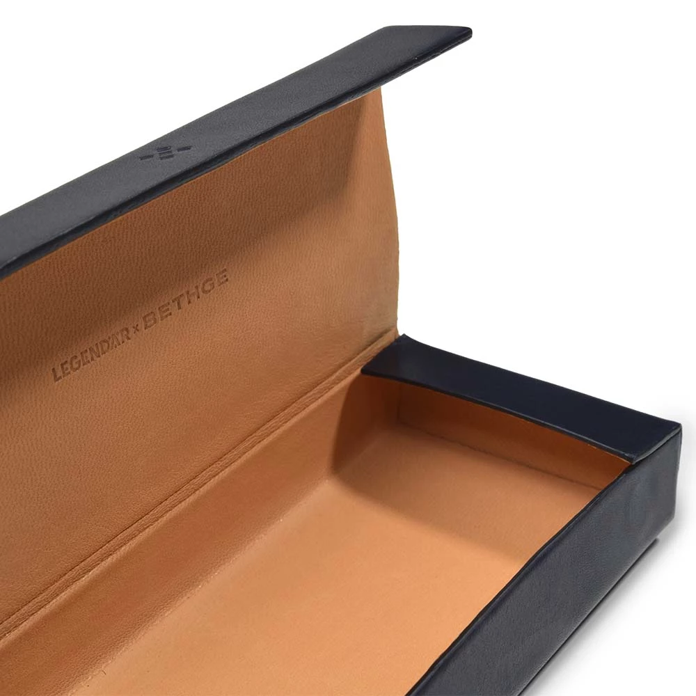 LEGENDÄR Etui "ETWEE Long" Leder Dunkelblau