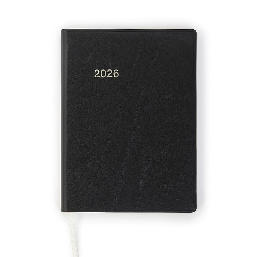 TeBe Ausgabe C Wochenkalender 2026 Verona schwarz Luxus Gold