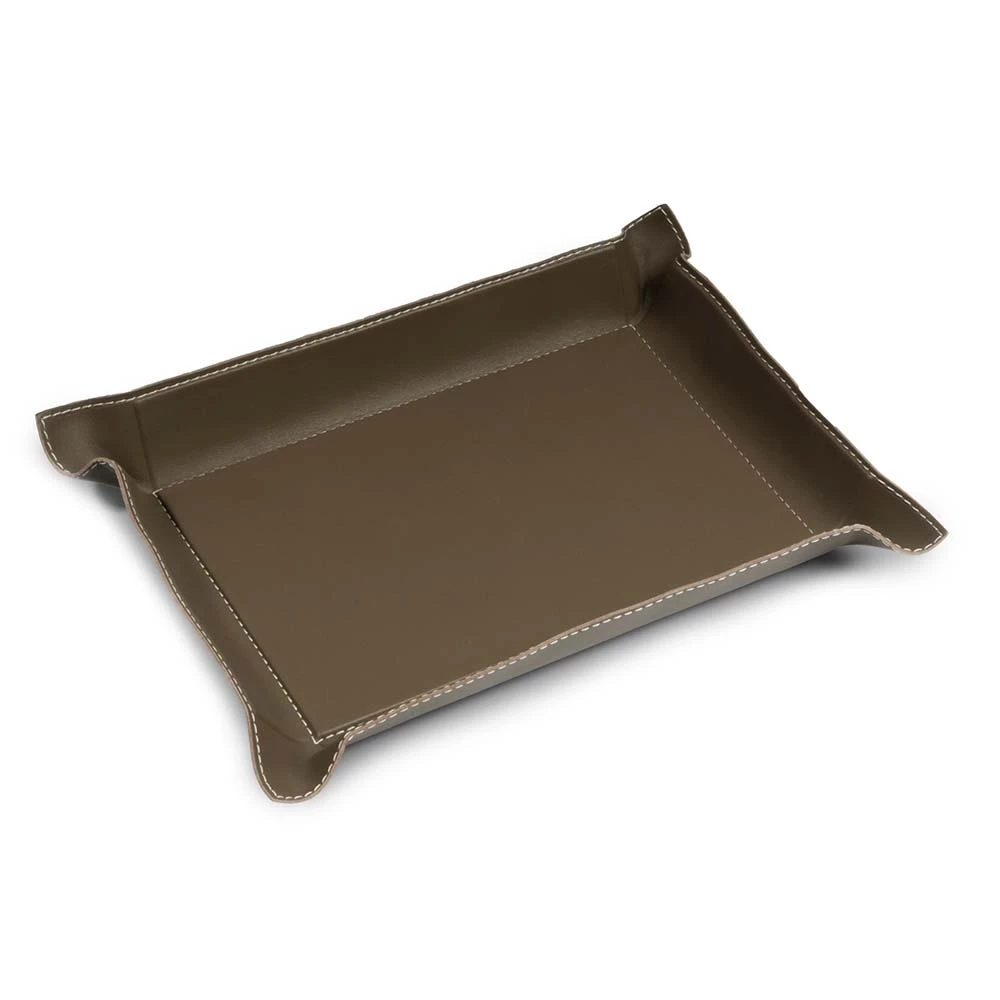 Taschenleerer rechteckig Leder Clay