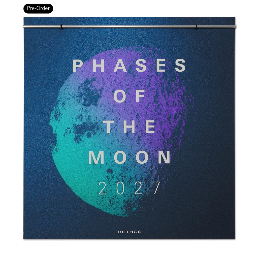 Mondkalender 2027 "Phases of the Moon" 