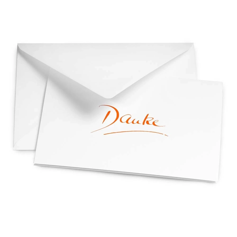 Grußkarte Danke Kalligrafie