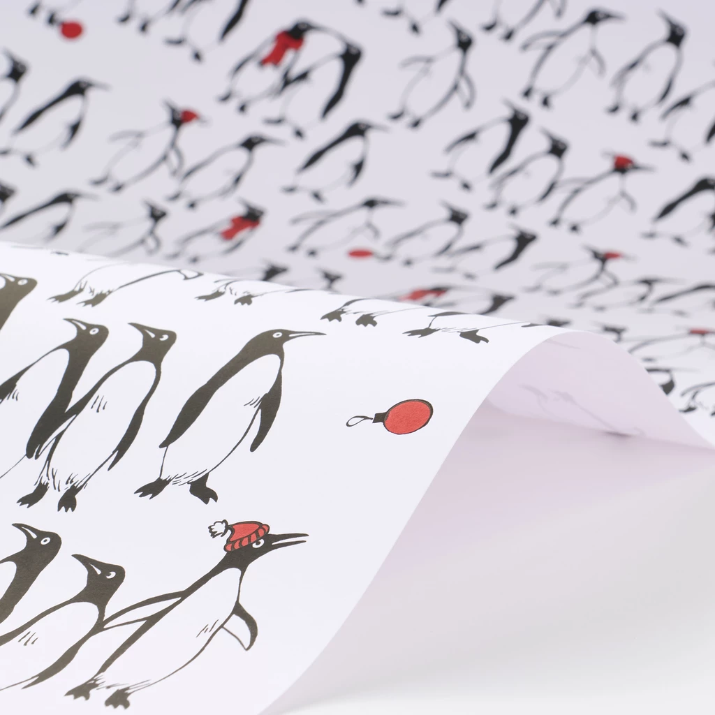 Geschenkpapier XMAS Pinguine 3er-Set