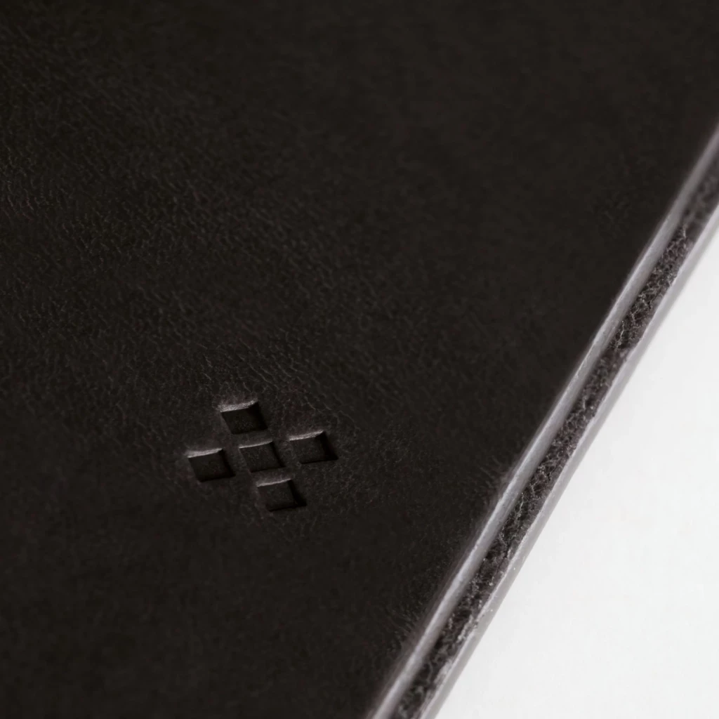 LEGENDÄR Dokumentenmappe A4 "HYDE" Leder Schwarz