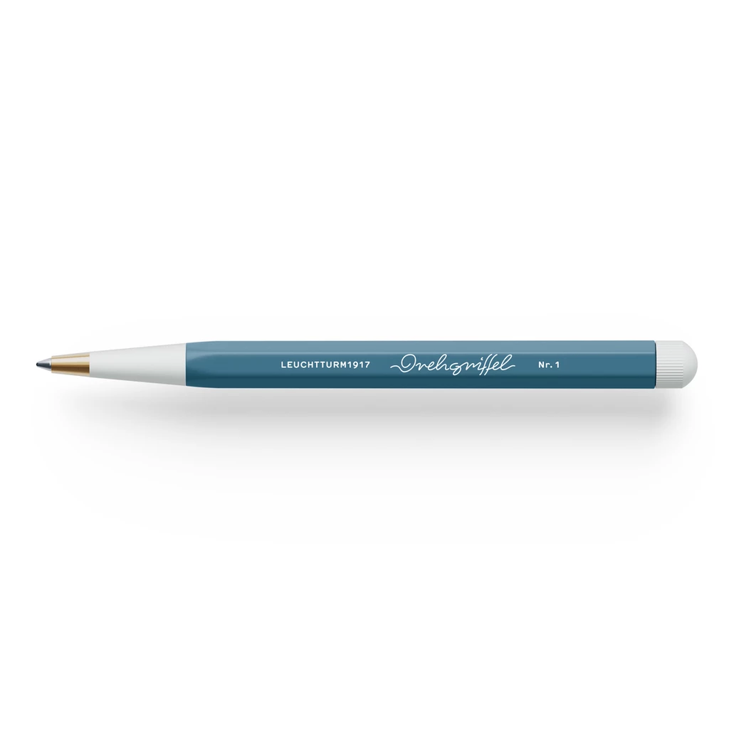 LT1917 Kugelschreiber Drehgriffel Nr.1, Stone Blue / (mit Mine FLOW blau in M)