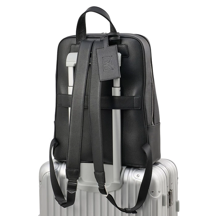 Rucksack Adri Leder Schwarz