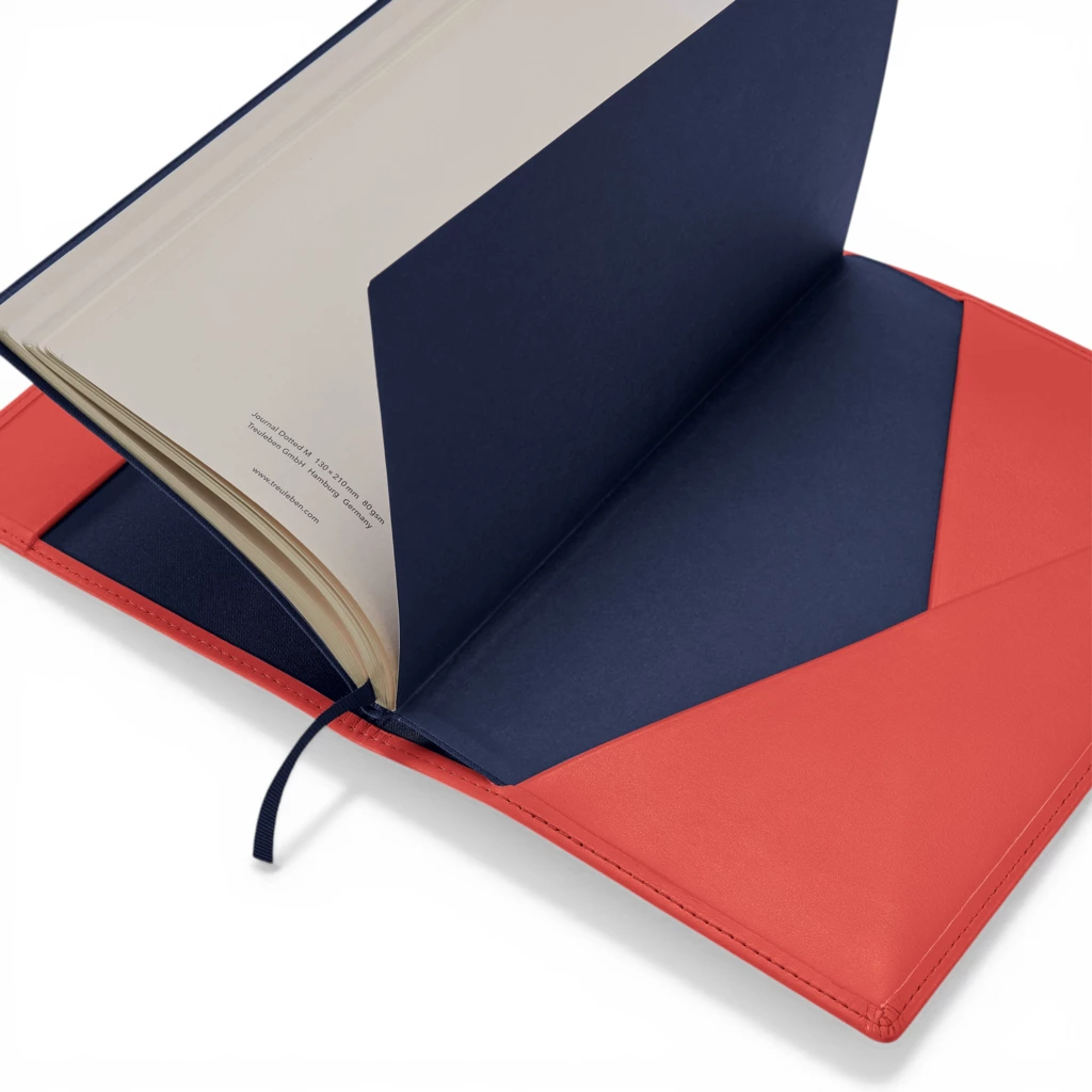 Treuleben Journal Jacket Leder Rot