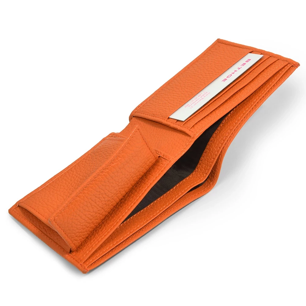 Portemonnaie mit Münzfach Aldri Leder Orange