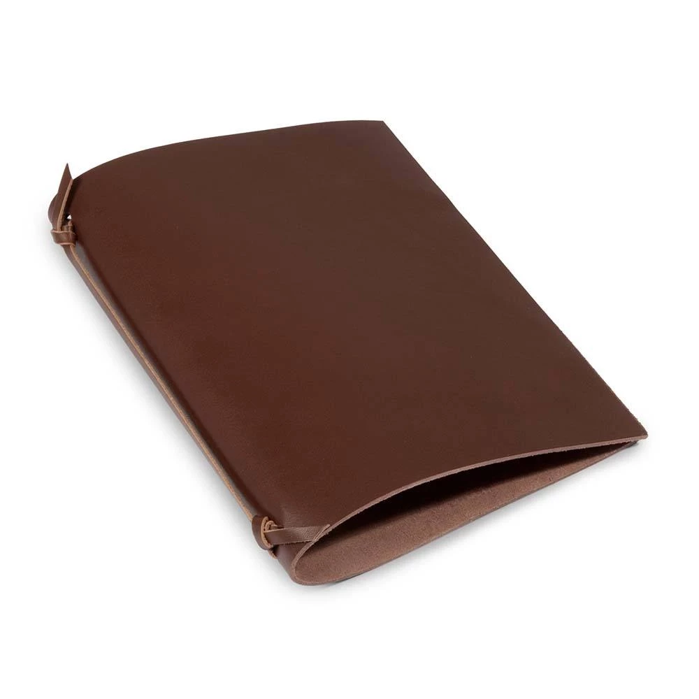 Ringbuch A5 4 Ringe Leder Dunkelbraun
