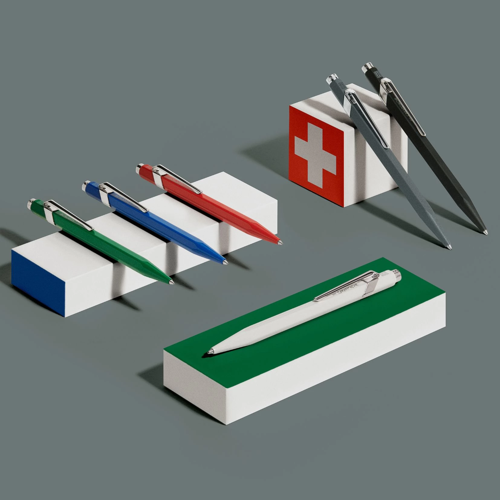 Kugelschreiber - Blau - Caran d'Ache 849 Mosaic