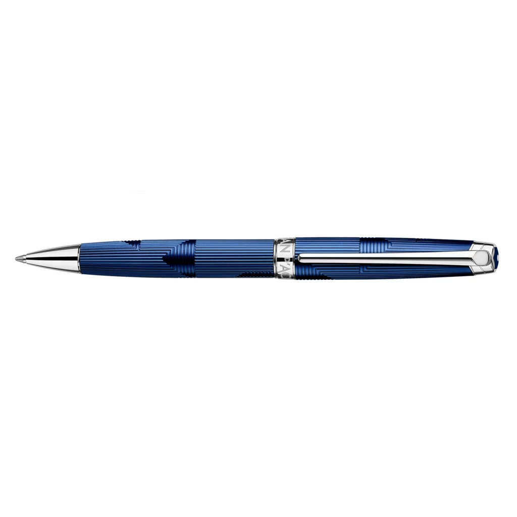 Caran d'Ache Kugelschreiber Léman Bleu Marin rhodiniert
