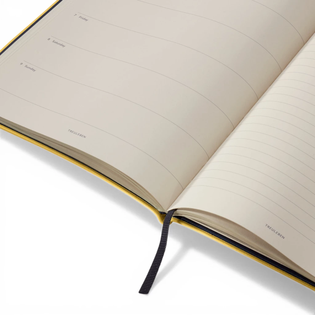 8-Days-a-Week Calendar S 2026 Mustard