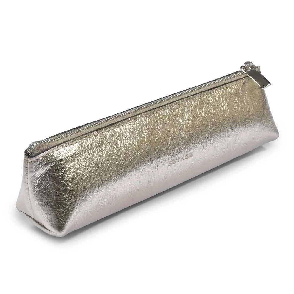 Federmappe Leder Platin