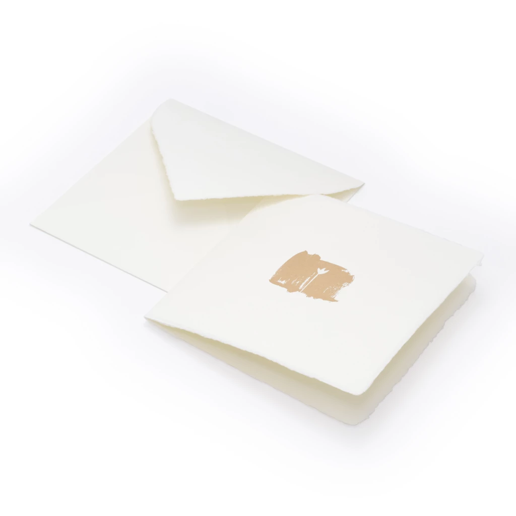 Grußkarte Poetry Lonely Tulip Bütten