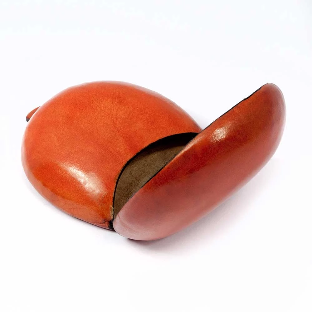 Geldbörse Horseshoe Leder Orange