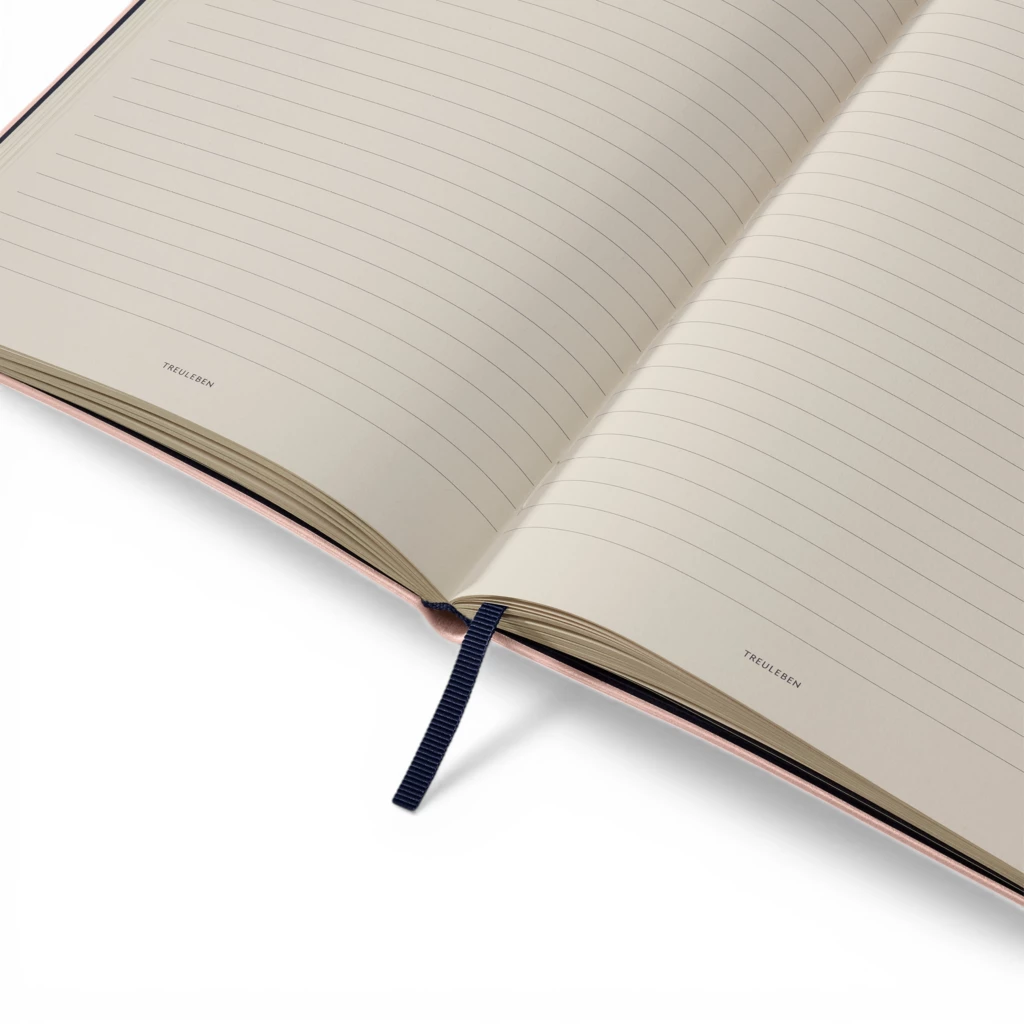 Notizbuch M Liniert Puderrosa