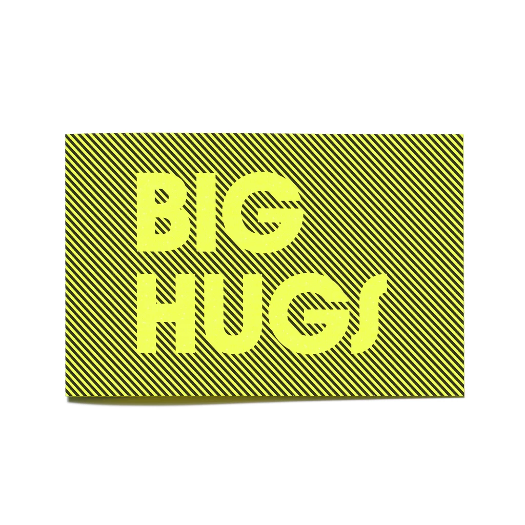 Grußkarte "Big Hugs" Glow