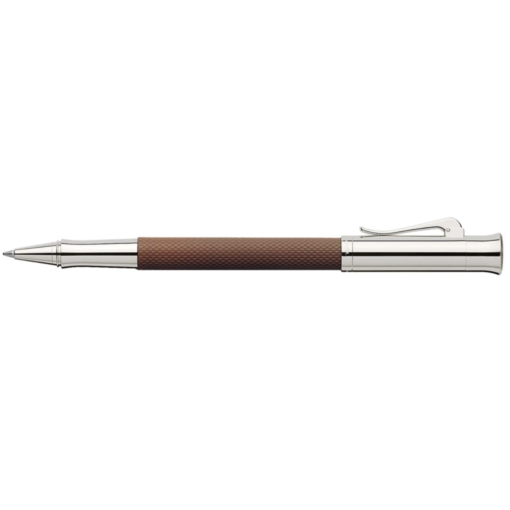 Graf von Faber-Castell Tintenroller Guilloche Cognac